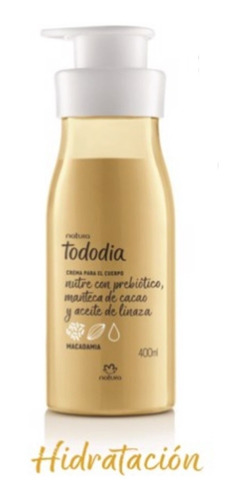 Natura Tododia Crema Nutritiva De Macadamia 400 Ml + Envio