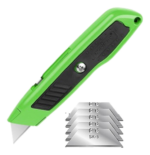 Exacto Cuchilla Navaja Retractil Cutters Pack De 5 Hojillas