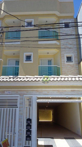 Imagem 14 de 14 de Cobertura Com 3 Dormitórios À Venda, 170 M² Por R$ 665.000,00 - Parque Das Nações - Santo André/sp - Co0134