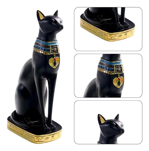 Figura Decorativa Gato Egipcio De Egipto 