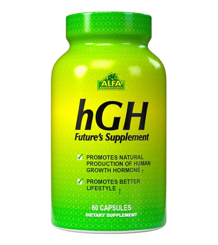 Hgh 60 Cápsulas Suplemento De Crecimiento Alfa Vitamins