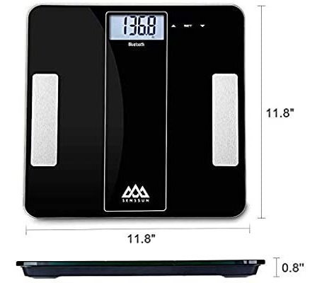 Báscula Balanza Pesa Bluetooth Senssun Inteligente