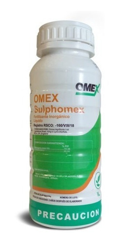 Omex Sulphomex 1 Litro-suspensión Concentrada De Azufre 