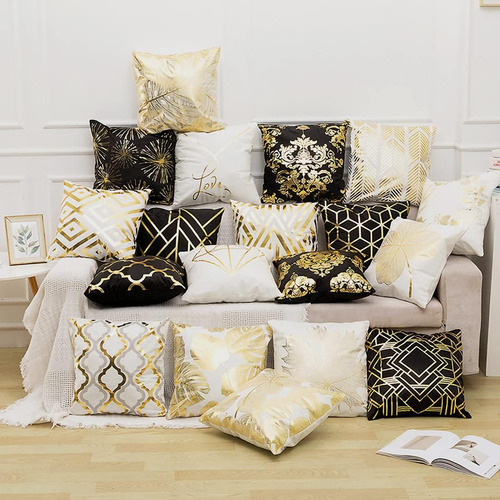 4pzs Fundas Para Cojines Almohada De Terciopelo 45x45cm