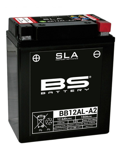 Bateria Bb12al-a2 Bs Battery Gel Agm Yb12al-a2 Emporio