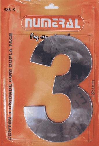 Numero Quadrado 3d Espelhado Acm Numeral