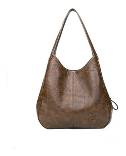 Bolso Cuero Suave Para Mujeres Con Múltiples Compartimentos