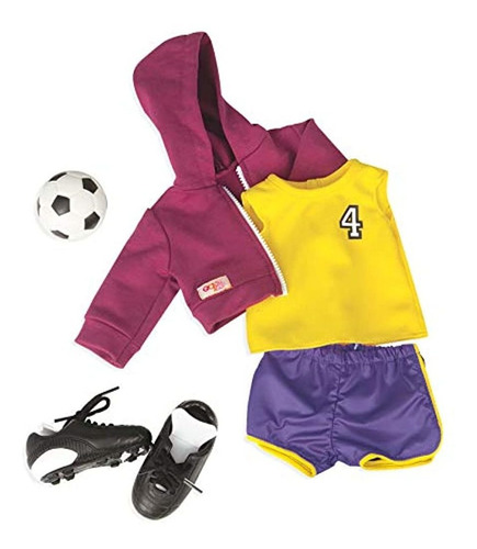 Ropa Para Muñecas Fútbol Outfit, 18''