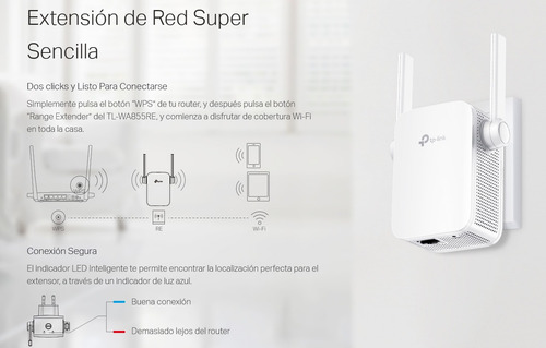 Access Point Tp-link Tl-wa855re 300n Repetidor Wifi Extender