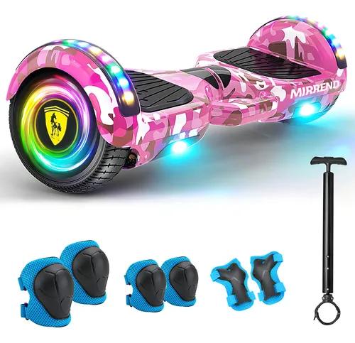 Patinete Electrico Rosa Barato Hoverboard Electrico Mirrend Bluetooth Rgb Para Niños Regalos