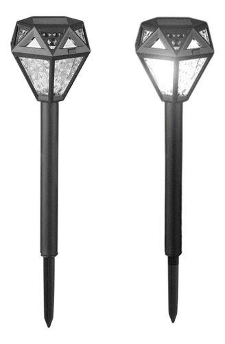 Luz Solar Solar Con Enchufe De Tierra Para Césped, 6 Unidade