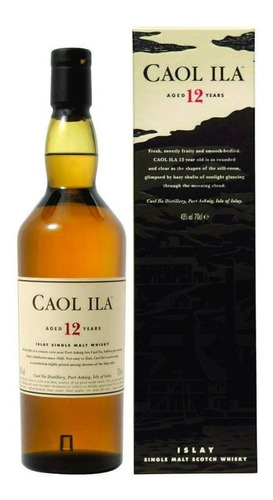 Whisky Caol Ila 12 Años 750ml Con Estuche Zetta Bebidas