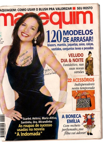 Revista Manequim, Luiza Tomé Ed 450 Junh/1997