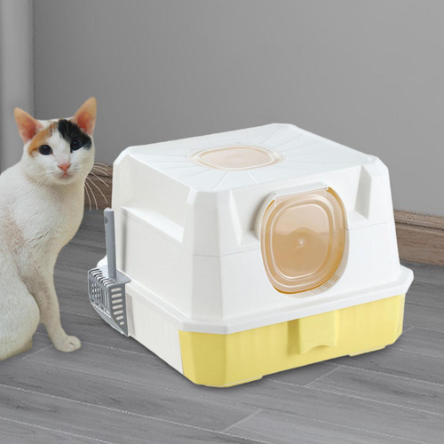Caja De Arena Para Gatos Completamente Cubierta Caja De