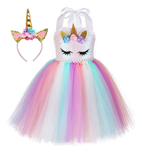 Tutu Dreams Vestido De Unicornio Para Niñas Fiesta Vestir Ro