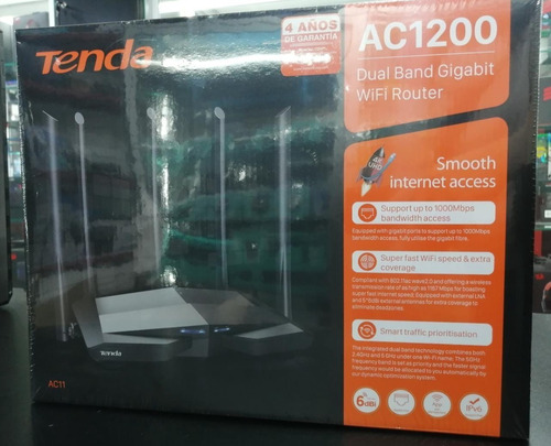 Imagen 6 de 9 de Router Tenda Ac11 Banda Dual Gigabit Wifi