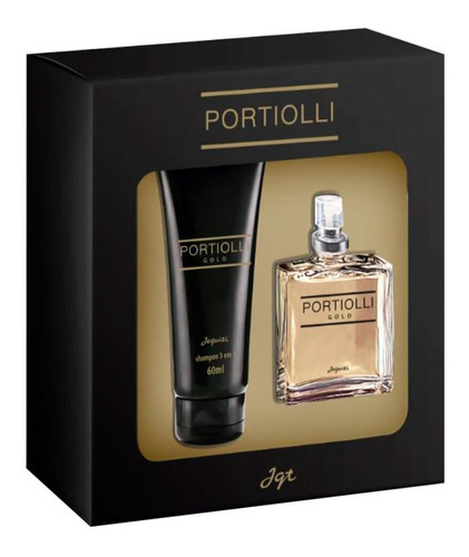 Estojo Portiolli Gold Colônia 25 Ml+ Shampoo - Jequiti