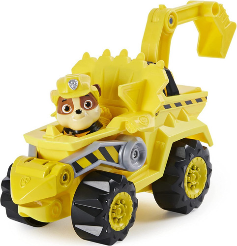 Paw Patrol Dino Rescue Rubble Deluxe Vehicle + Dino Sorpresa