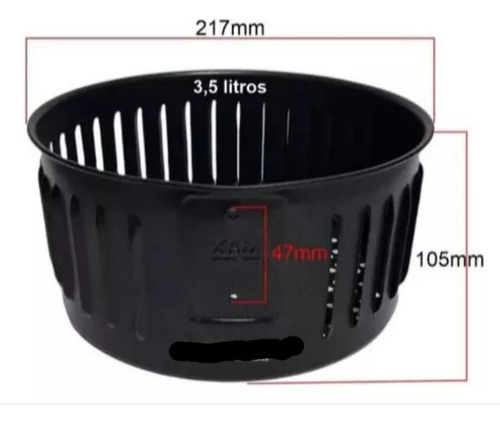 Cesta Antiaderente Da Air Fryer Mondial Af-29 Af-31 Af-30