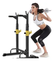 Comprar Estación De Sentadilla Y Pecho Rack Barras Profesional Gym