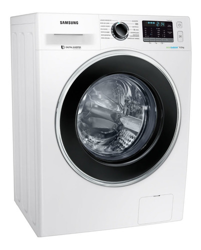 Lavarropas Carga Frontal Inverter Samsung 9 Kg 1400 Rpm Ww90j5410gw Blanco
