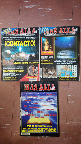 Revistas  Mas Alla  X 3 - Ver Descripcion