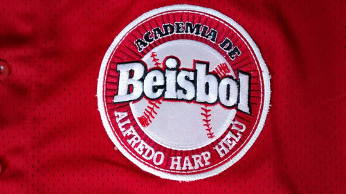 Jersey Beisbol L  Academia De Beisbol Alfredo Harp Helu Rojo