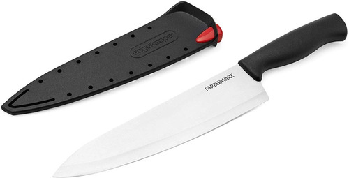 Farberware Negro Juego Afilador Y Cuchillo Funda 20.3cm