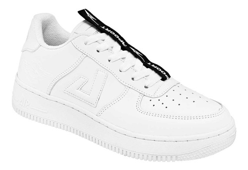 Tenis Urbano Juvenil Unisex Apoort 5005 Blanco 2-9 *164 S6