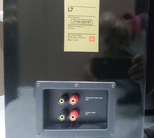 Imagem 9 de 9 de Par De Caixas Jbl Modelo L7 Black Piano