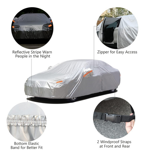 Funda Para Coche Con Cremallera, Fundas Completas Pa_4124672