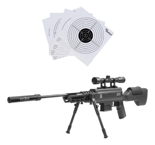 Black Ops Sniper .22 Nitro Pistón Gas 5.5mm Mira Xchws C