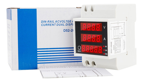 Voltaje De Corriente De Riel Din Digital Multifuncional