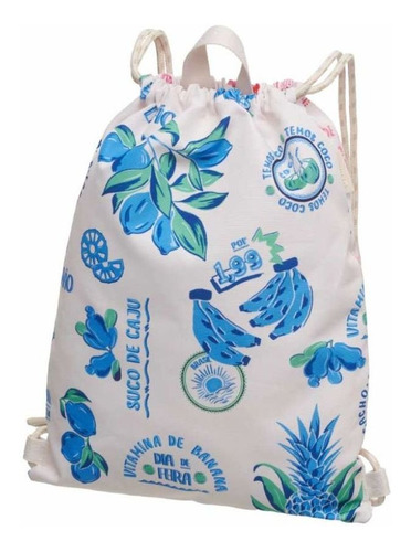 Bolsa Farm Praiana Estampada Suco De Fruta Dom