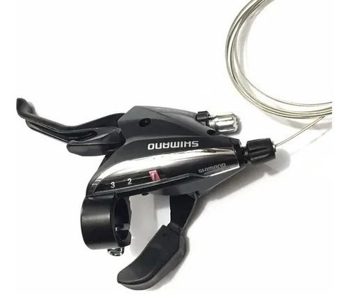 Imagem 2 de 3 de Trocador Shimano St-ef65 3 X 9v 27v V-brake