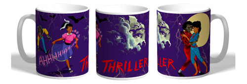 Taza Michael Jackson - Thriller De Cerámica 