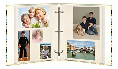 Magnetic Self-stick 3-ring Photo Album 100 Pages 50