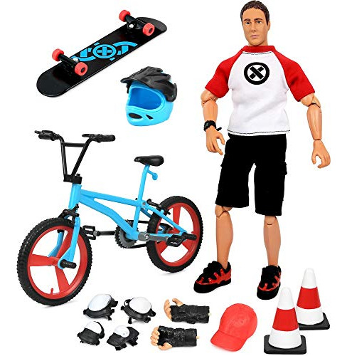 Click N' Play Sports & Adventure Bike & Skateboard 12  Actio