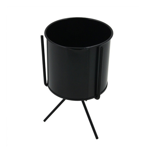 Maceta Metal 9cm Con Soporte