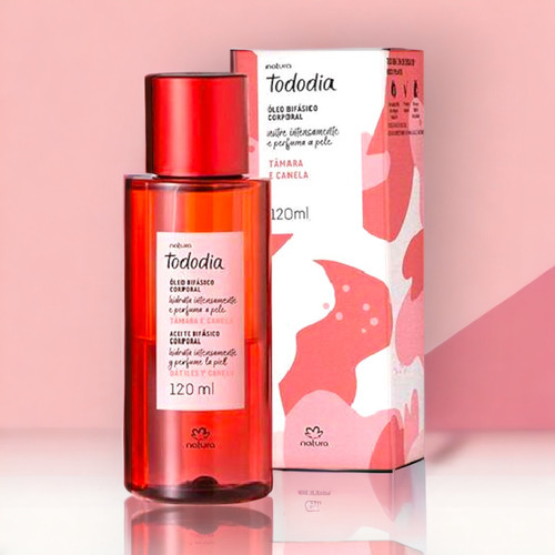 Óleo Bifásico Desodorante Corporal Tâmara E Canela 120ml