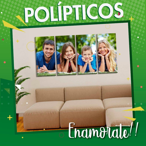 Imagen 5 de 7 de Políptico Rebe Lubavitch 60x120cm - Cuadro Lienzo Judaico