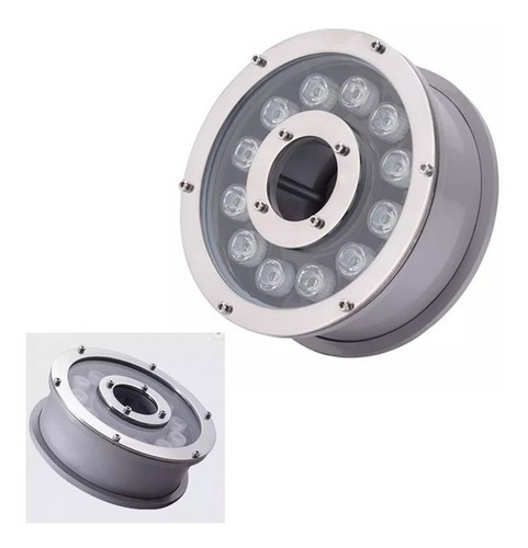 Reflector Lampara Led Anillo Sumergible Rgb Pileta 12w 24v