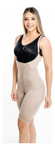 Modelador Curto Sem Busto Colchete Cor Bege Kelogel