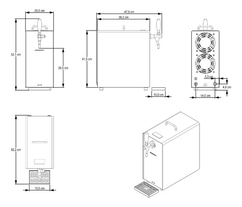 Chopeira Minia Smart Flex / Sem Kit De Extração / Antonow