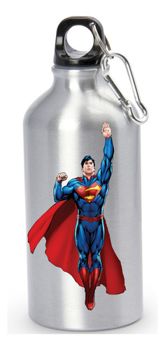 Termo Superman Fligth  Botilito Caramañola Silver