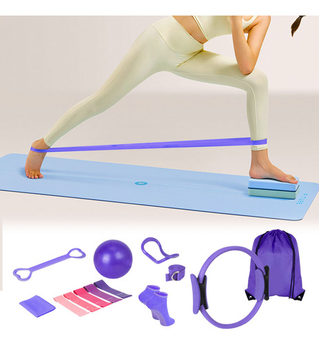 Set De 13 Piezas Para Yoga, Pilates, Ejercicios En Casa, Yog
