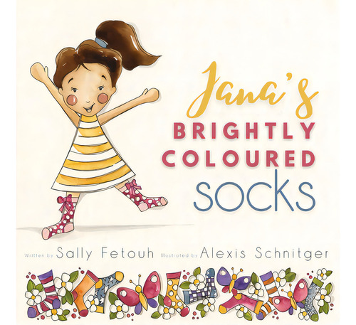 Jana's Brightly Coloured Socks, De Fetouh, Sally. Editorial Lightning Source Inc, Tapa Blanda En Inglés