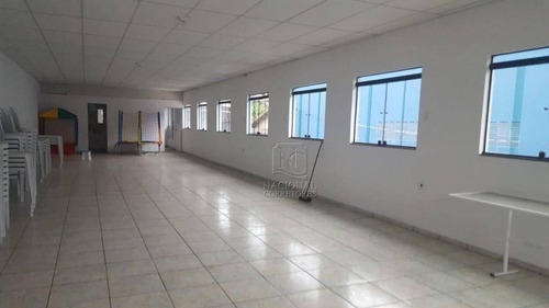 Salão Para Alugar, 150 M² Por R$ 2.800/mês - Jardim Santo Alberto - Santo André/sp - Sl0940