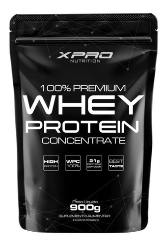 100% Whey Protein Concentrate Premium Baunilha Refil 900g