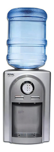 Dispensador De Agua Fria Y Caliente Royal Eléctrico Enfriado Color Plateado